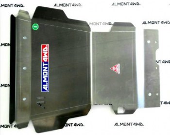 Protección frontal 8mm Toyota HDJ 100